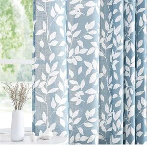 2 SEMI-SHEER CURTAINS: 52" w x 84"l /panel, 104" w x 84"l /pair,